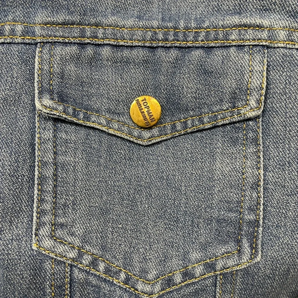 Topman Denim Jacket Boys 150 Blue Sherpa Lined LAOCL Luckey Child Ren Jeans